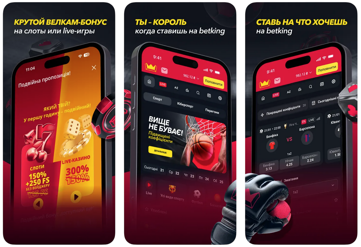 застосунок Betking казино